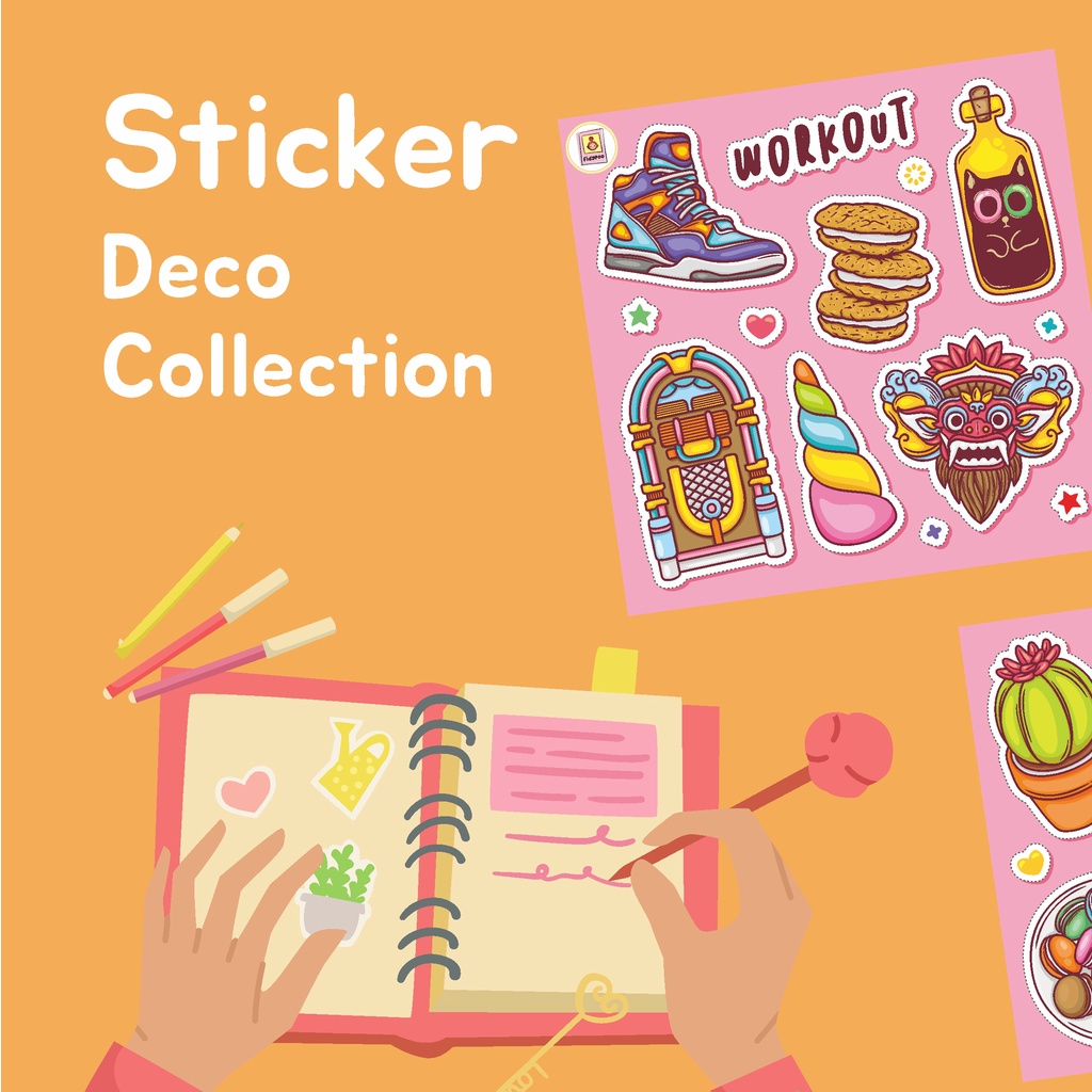 

STICKER DECO // AESTHETIC STICKER // CUTE STICKER // STICKER COLLECTION