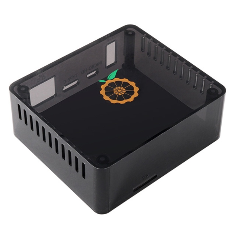 Btsg Untuk Orange Pi Zero2 Penghilang Panas Shell Case Enclosure Untuk Pi Zero2 Motherboard Transparan Case Pelindung