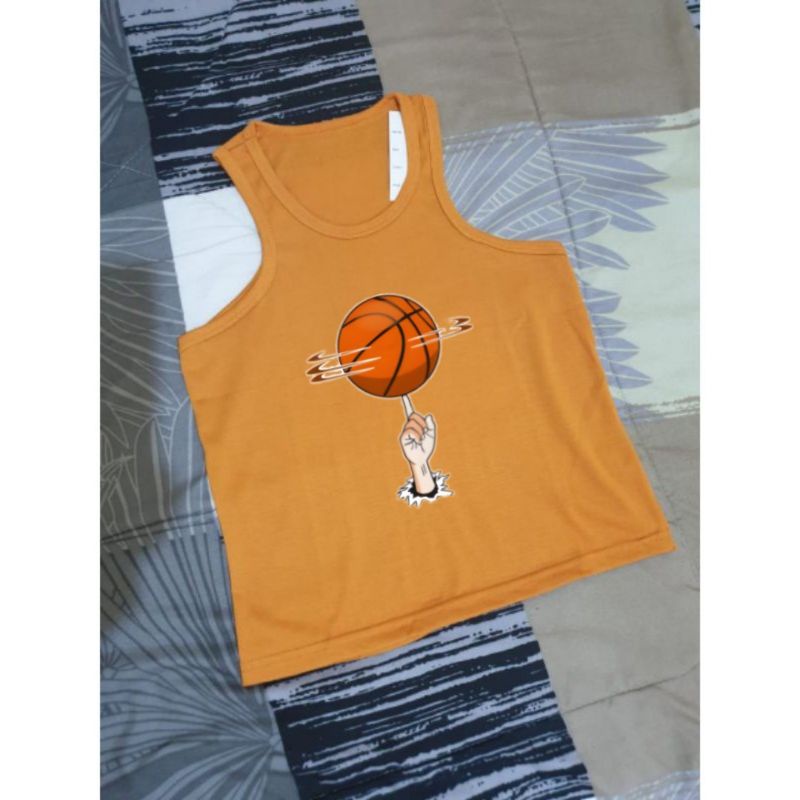 Singlet Anak Laki Laki Perempuan Untuk Anak Usia 2 sampai 10 Tahun Unisex Basket Freestyle Kaos Anak Tanktop Anak Baju Anak laki