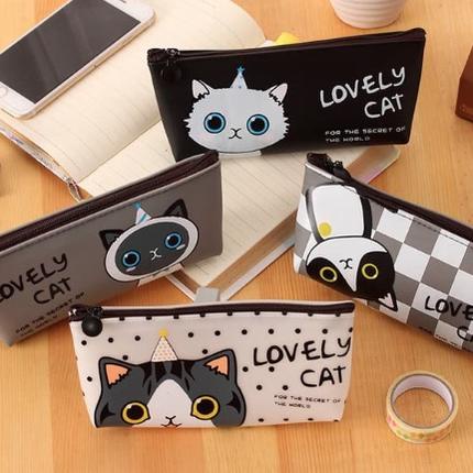 

㊢ Kotak Pensil / Tempat Alat Tulis Lovely Cat ム