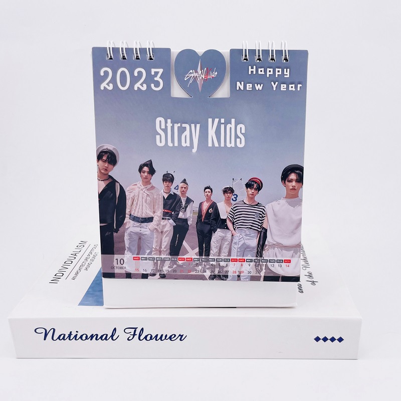 2023kalender Meja BTS BLACKPINK STRAYKIDS KPOP Kalender Dinding In Stock New Arrival LY