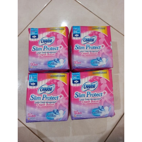 Charm Slim Protect+ 26cm 14pads