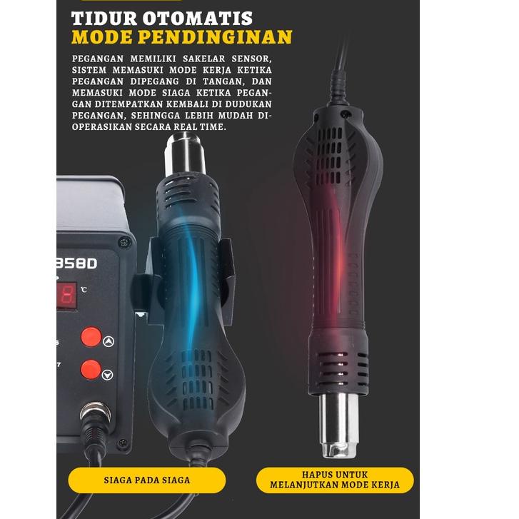 Best Seller SOLDER  BLOWER  858D HOT AIR SOLDER UAP BLOWER ORIGINAL BLOWER 858D Solder Uap Blower/Bl