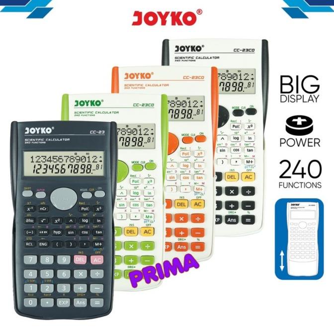 

KALKULATOR SCIENTIFIC JOYKO CC23 GARANSI RESMI