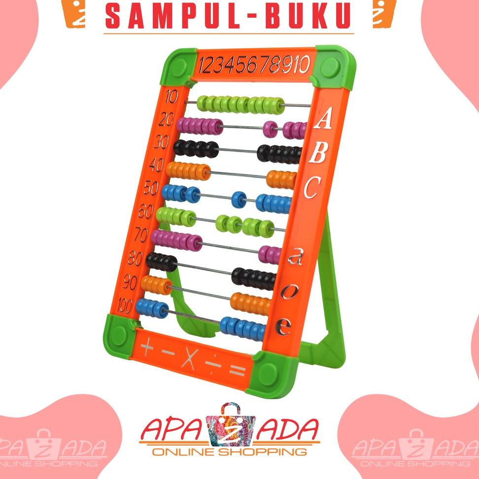 

[KODE PRODUK AA8UI8473] Apazada - Sempoa Hitung Anak Plastik / Alat Hitung Sempoa Besar / Mainan Berhitung / Sempoa Anak Warna Besar Murah Berkualitas Bisa Cod