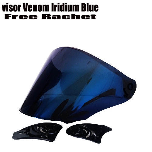 Kaca Visor Kyt Iridium Pnp Kyt Dj Maru/Kyt Galaxy/Kyt Dj Maxy/Ink Centro Iridium Blue Silver Gold Hitam Smoke Free Rachet