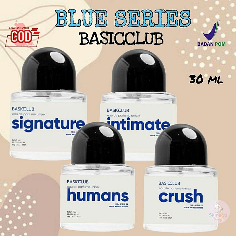 (BPOM) BASICCLUB BLUE SERIES PARFUME BY BASICCLUB PERFUME EDP BLUE 30 Ml