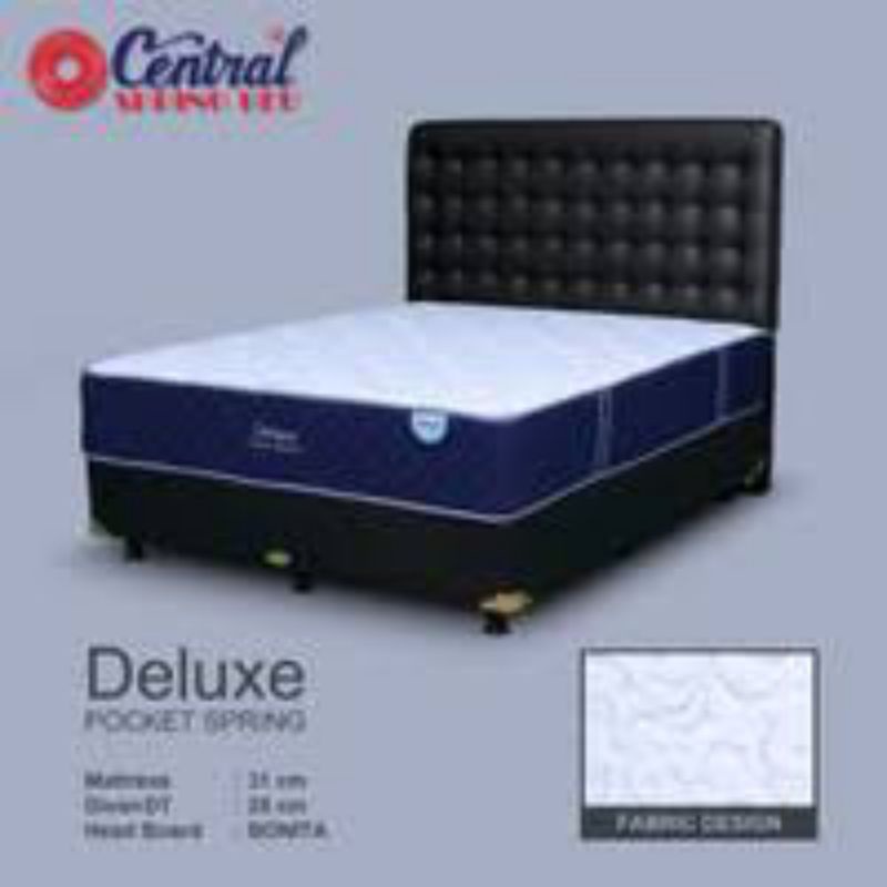 Spring bed 160 set central deluxe pocket