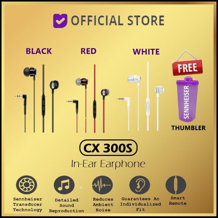 Sennheiser Cx 300 S Earphone In Ear Headphone Cx300S Cx 300S Cx300
