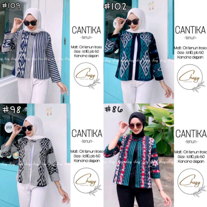 Outer tenun _ blazer tenun _ outer kerja  _ casual outer _ tenun jepara