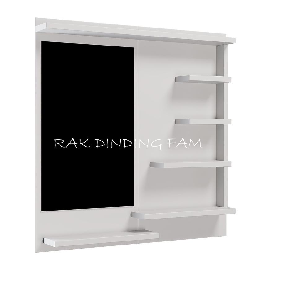 Recomended RAK MAKEUP GANTUNG / MEJA RIAS MINIMALIS / RAK RIAS / MEJA RIAS DINDING / KACA RIAS DINDI