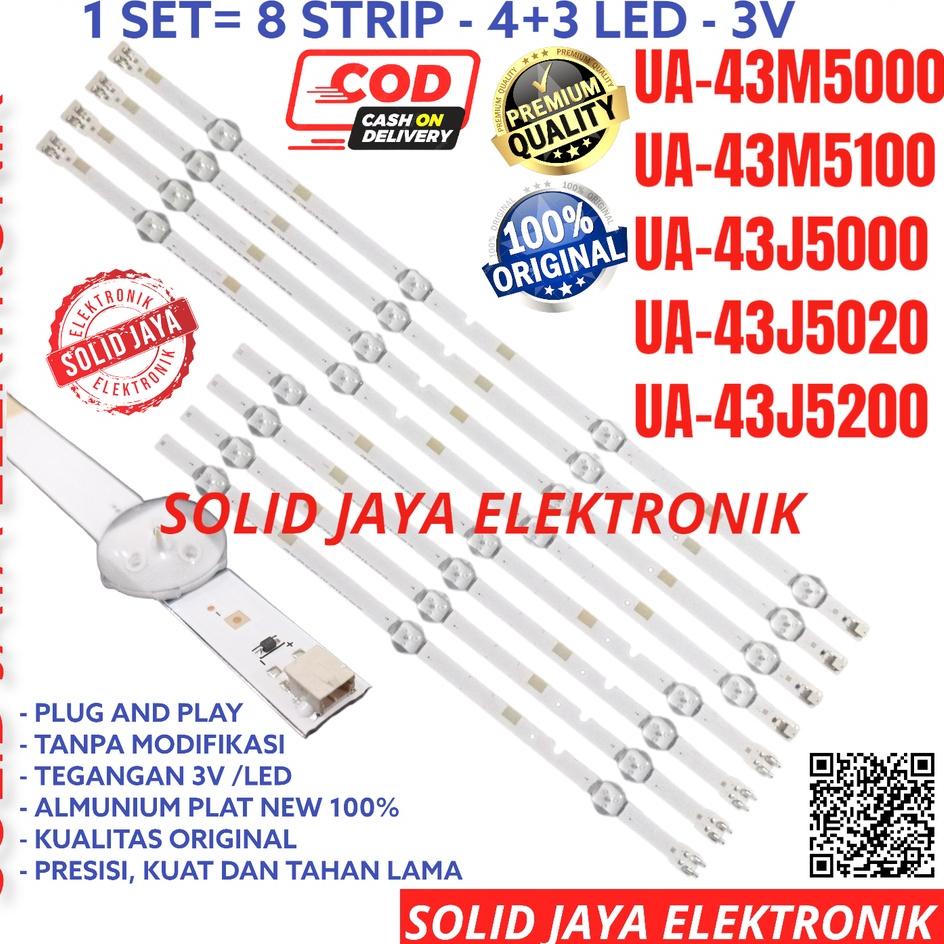 ΣBaru♚ BACKLIGHT TV LED SAMSUNG 43 INC UA 43M5100 43J5000 43M5000 43J5020 43J5200 LAMPU BL 7K 3V 43M