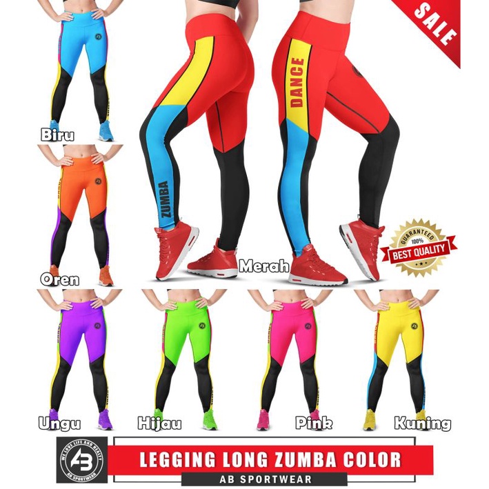 Legging panjang zumba color AB Sportwear