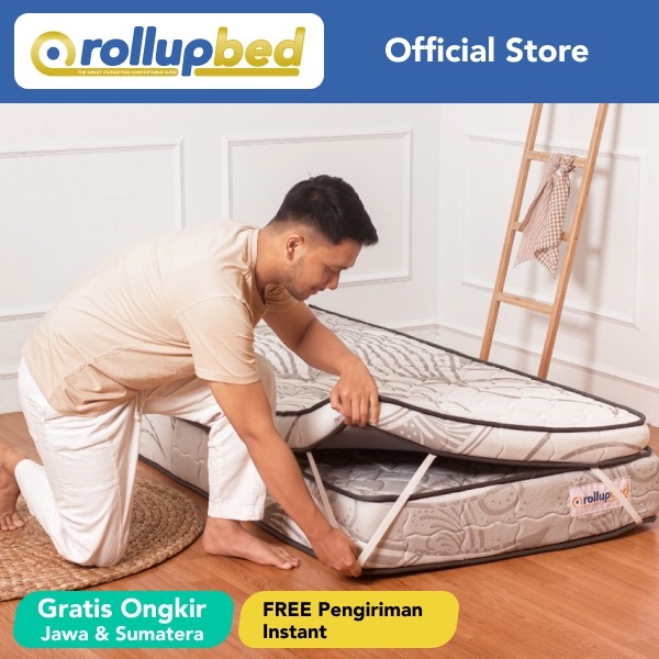Topper Kasur 10cm 100 x 200cm - Rollup Mattress Topper