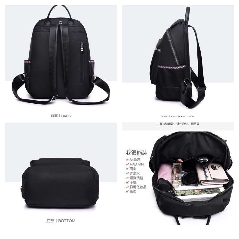 SG7009 syafniegalery ransel import tas sekolah tas nylon