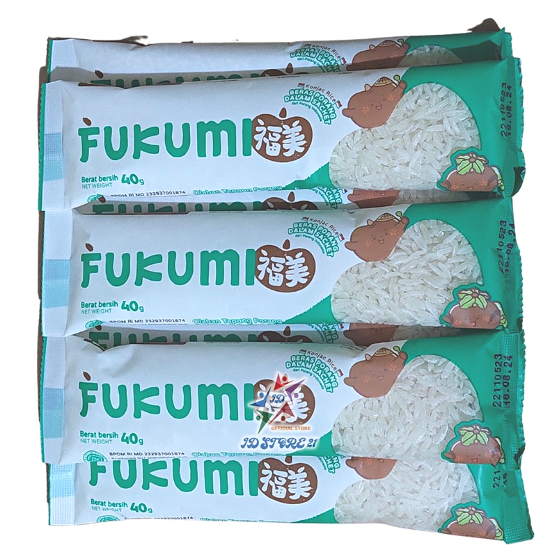 FUKUMI Beras Porang PER SACHET - Shirataki/Konjac Rice / Fukumi Shirataki Beras Konjac Rice Diet