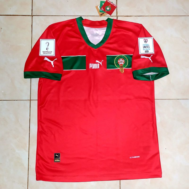 Jersey Maroko home world cup 2022