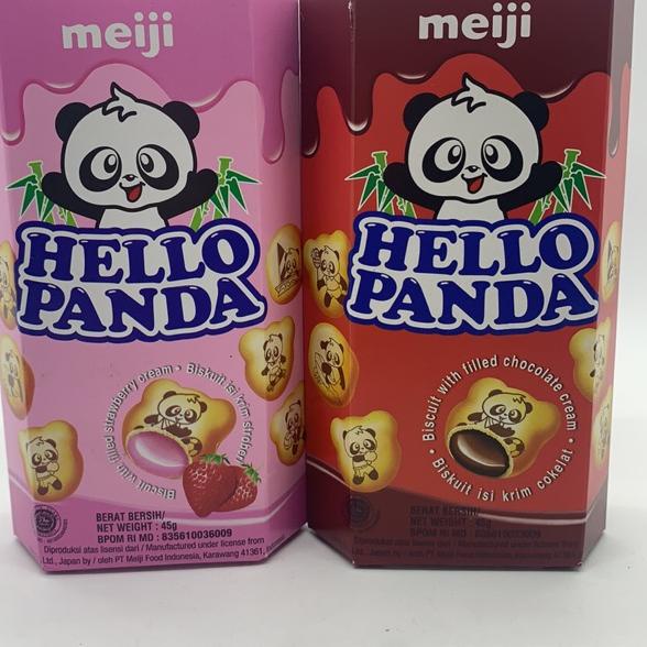 

ぼ Hello Panda HeXa 45gr Coklat Strawberry ㊖