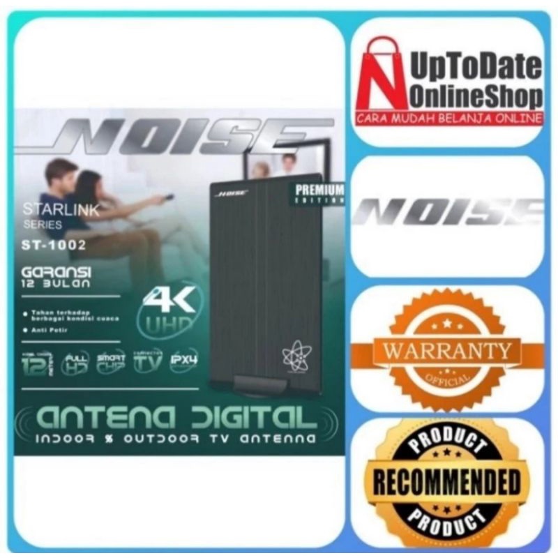 Antena TV Digital Indoor/Outdoor DVB T2 4K ST-1002 NOISE (Anti Petir)