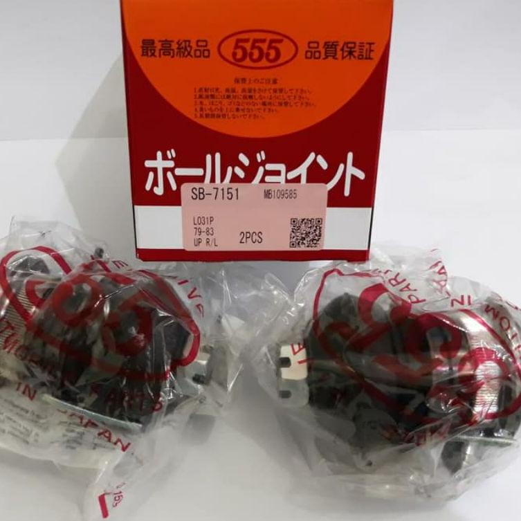 ㅐ 1Biji Ball Joint Atas L300 Diesel/ Bensin/ Kuda/ Colt T120 th 78-81 merk 555 Jepang / MEDA Taiwan け
