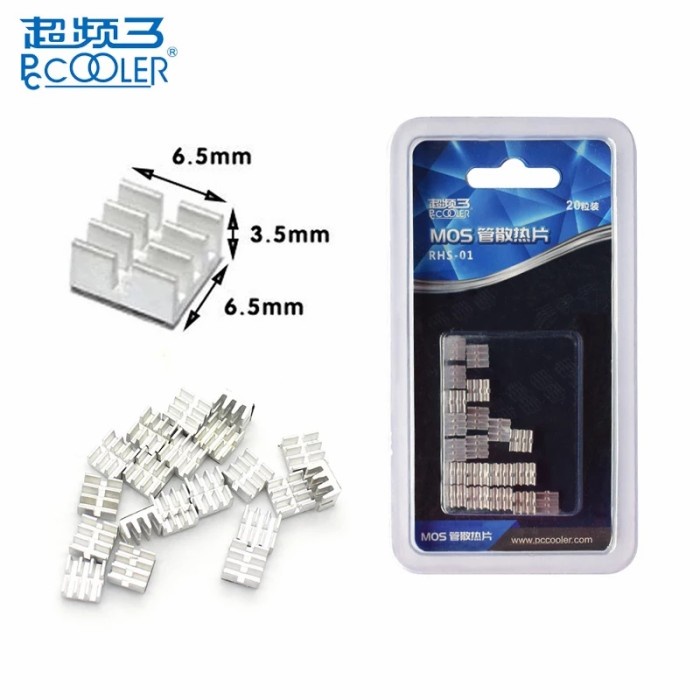 PC COOLER PCCOOLER RHS-01 RHS 01 MOSFET VRM CHIPSET COOLER HEATSINK