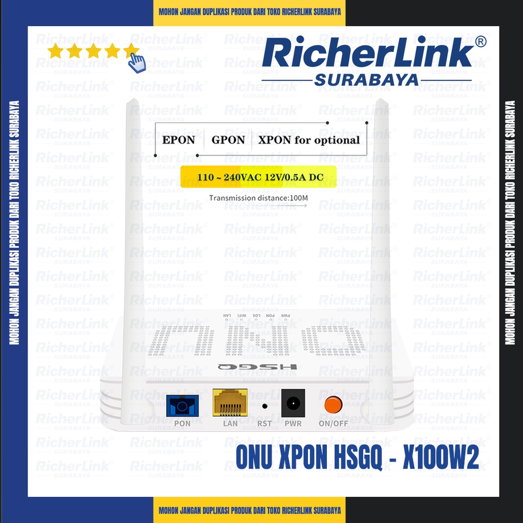 1GE+2.4G wifi (300M) XPON ONU HSGQ-X100W2