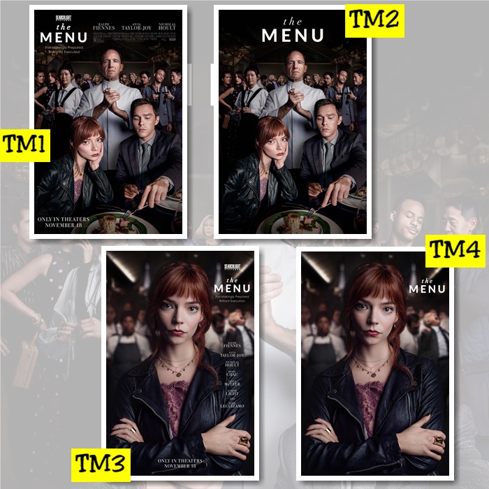Poster film The menu - poster dinding kamar cowok aestetic aesthetic film bioskop besar