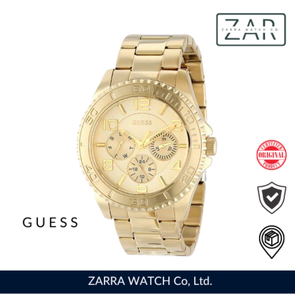 [ORIGINAL] [GARANSI] ✅ Jam Tangan Wanita Guess W0231L2 Multi-Function Gold-Tone Sport Original Garan