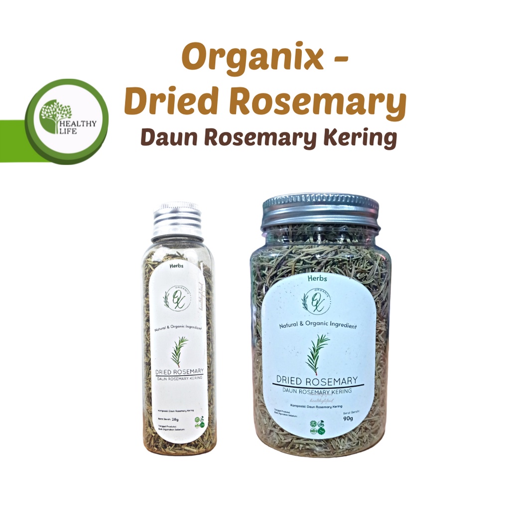 Organix - Dried Rosemary / Daun Rosemary Kering 28 gr / 90 gr
