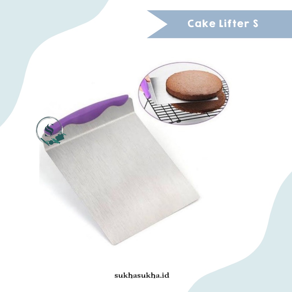 Cake Lifter Ukuran Kecil Tanggung Besar / Scraper Kue
