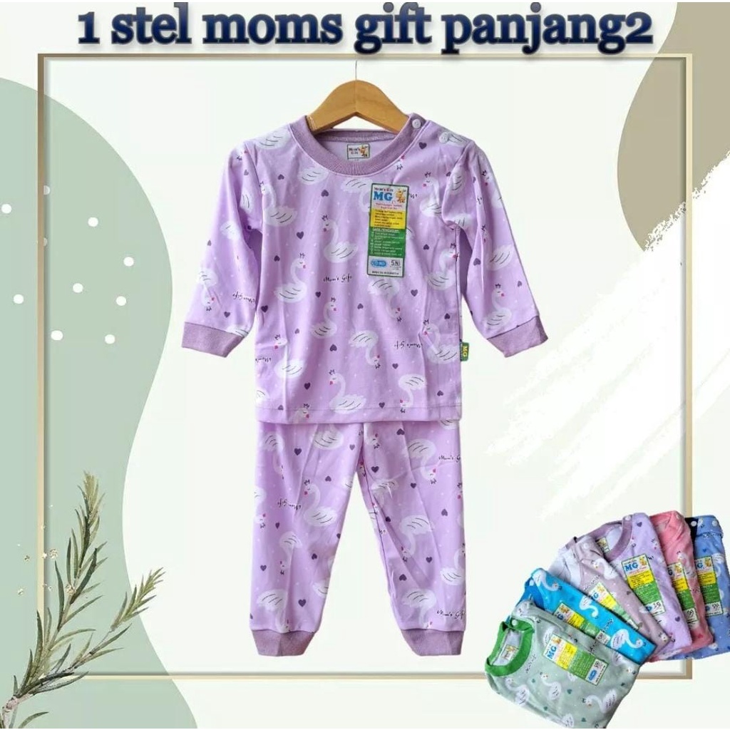 Mom's Gift Setelan Panjang Bayi - mirror velvet - setelan harian anak uniseks elephant,scape world