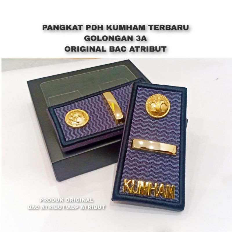 Jual Pangkat PDH Kumham Terbaru Golongan 3a | Shopee Indonesia