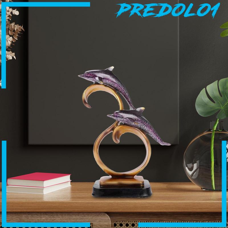[Predolo1] Patung Dolphins Patung Lumba Lumba Lumba Untuk Dekorasi Rumah Hadiah Pindah Rumah