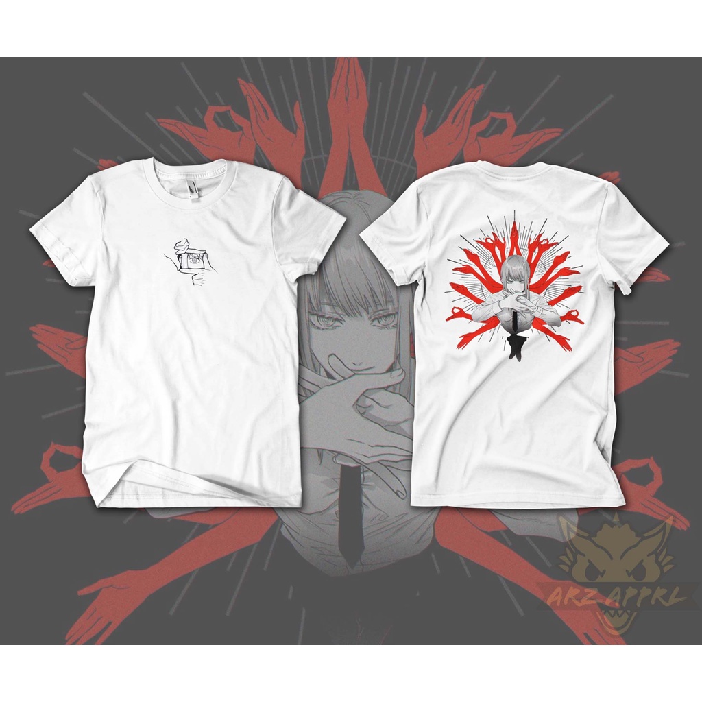T-SHIRT KAOS DISTRO MAKIMA CHAINSAW MAN