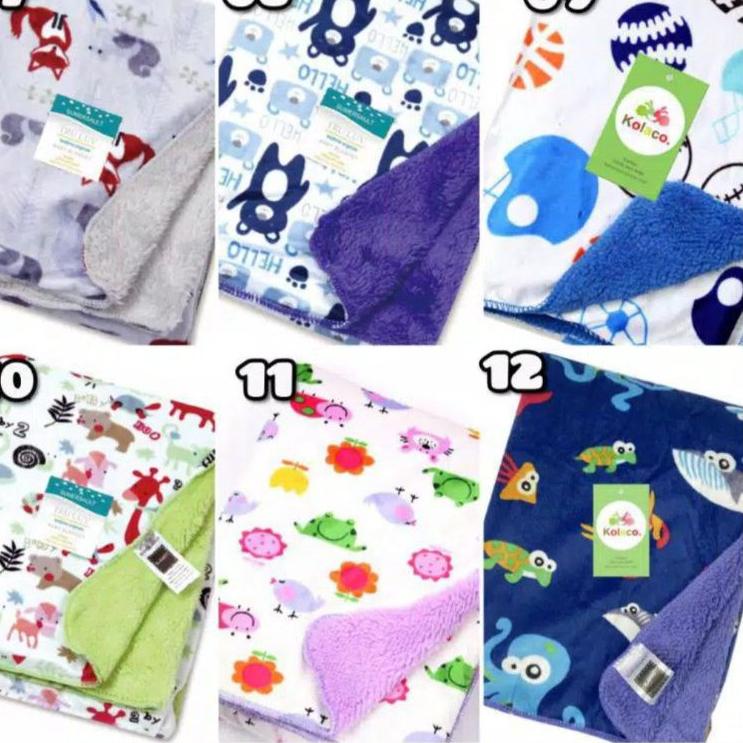 Ready Sekarang Selimut bayi import  double FLEECE  super lembut/ SELIMUT CARTER /SELIMUT JUST TO YOU