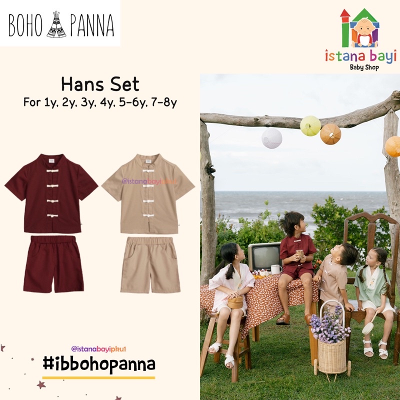 BOHOPANNA - HANS SET - Setelan Anak Laki-Laki 1 - 8 TAHUN