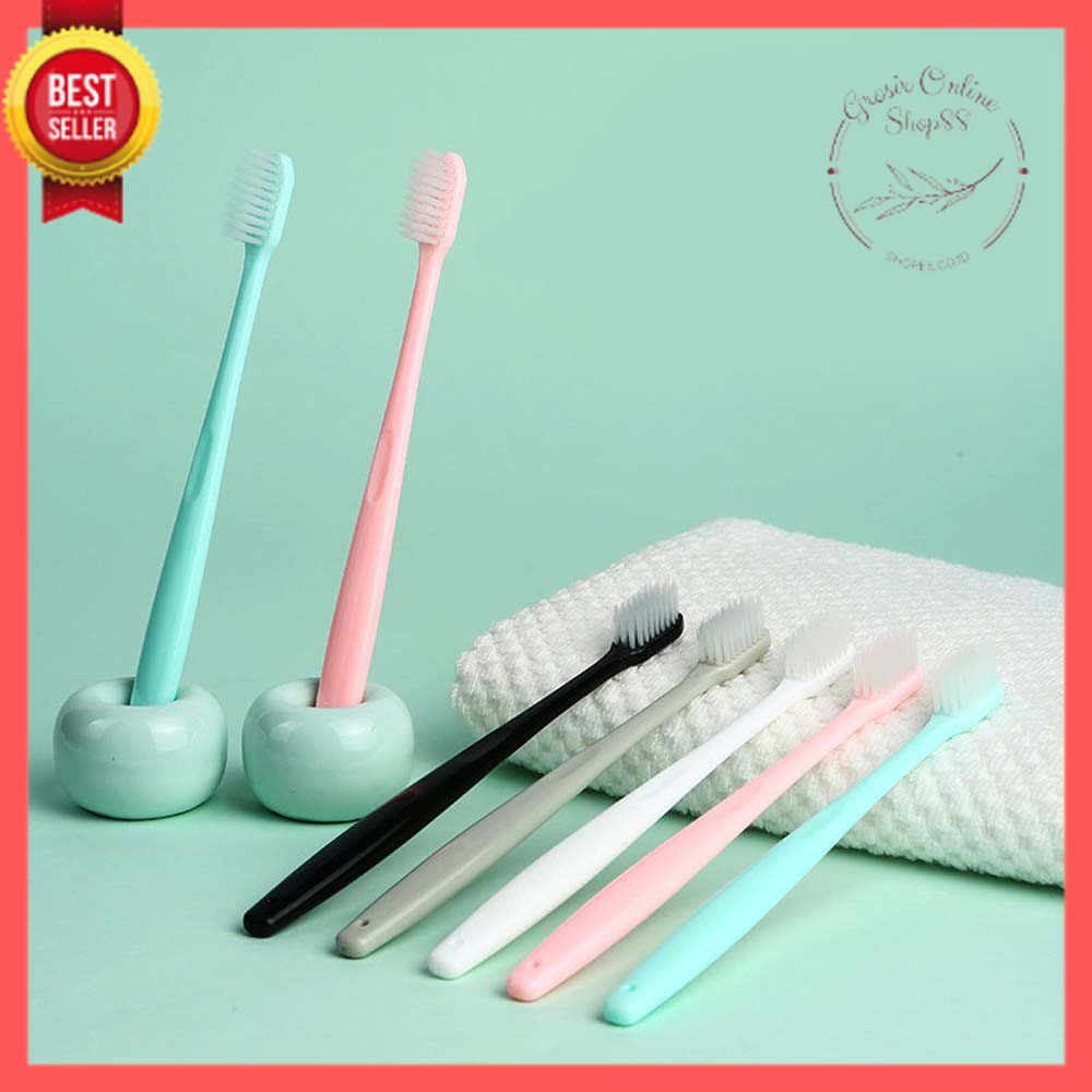 GOS -I102- 1Pcs Sikat Gigi Dewasa - Toothbrush Double Care - Sikat Gigi Lembut