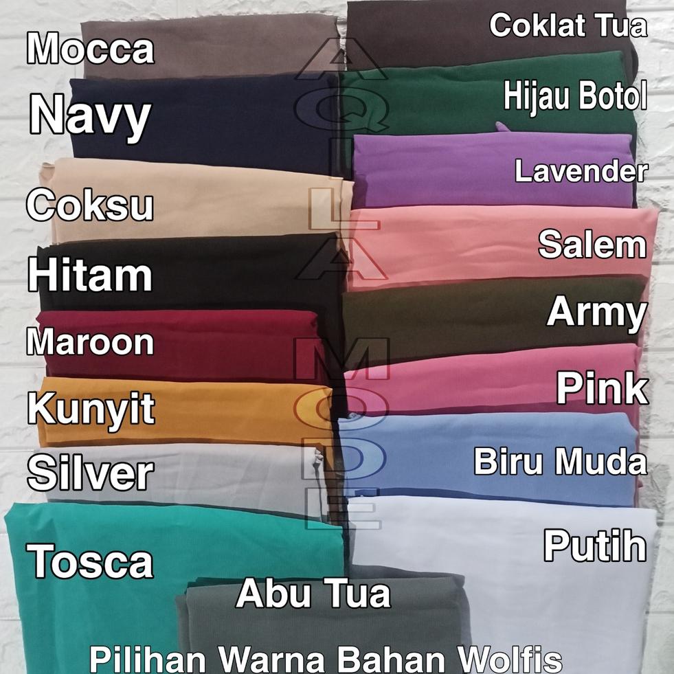 Kode(L45J)☎| Khimar Syari, Belah Tangan Kerudung Jumbo Pet Antem Wolfis Jilbab Lobang / Belah Sampin