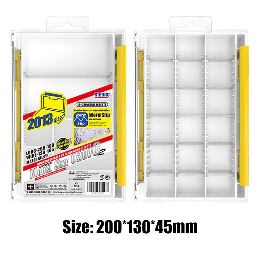 Lanfy Lure Box Dua Sisi 15kompartemen Fishing Tackle Box Lure Umpan Aksesoris Memancing Alat Pancing Wadah Umpan