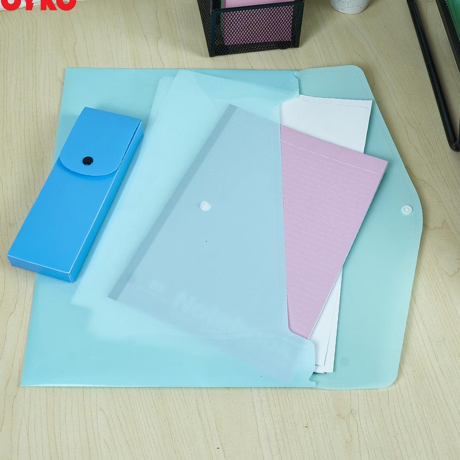 

[K-7]U ♫♪] Map Kancing Plastik Data Bag Tas Joyko DBG-108 Pastel Color-banyak diminati