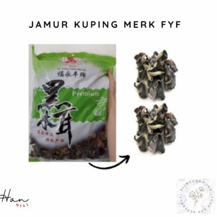 

✹ JAMUR KUPING MERK FYF (REPACK) 100GR /50GR ☁