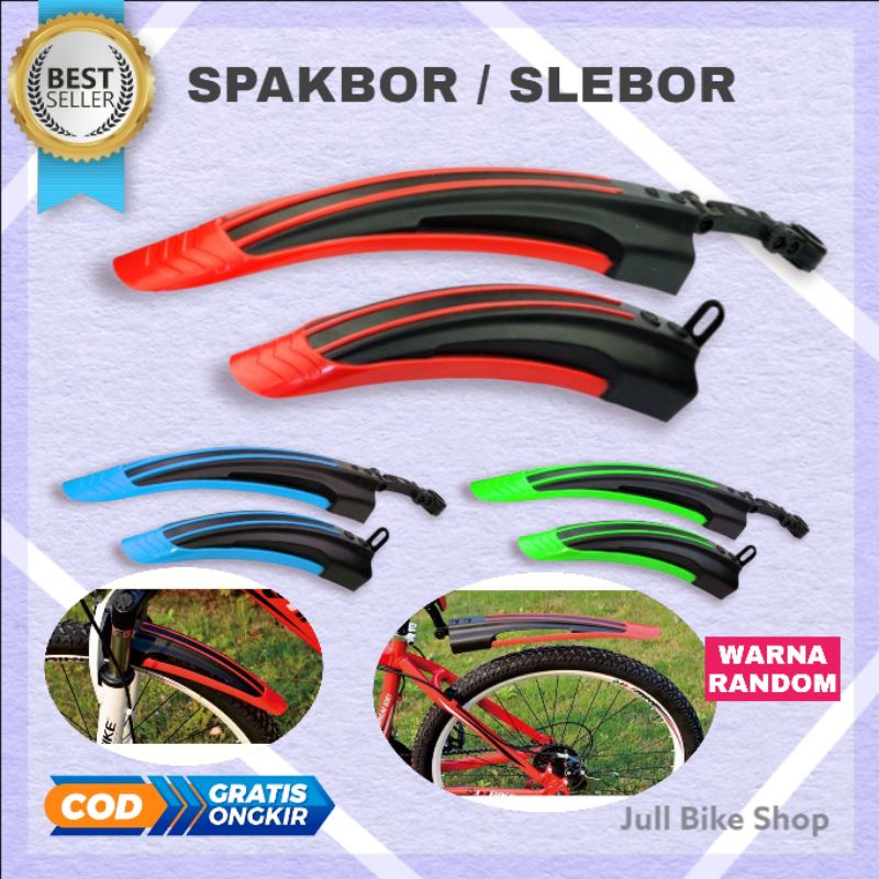 Spakbor sepeda MTB 26 / 27 / 27.5 bmx lipat 20 slebor mudguard depan dan belakang