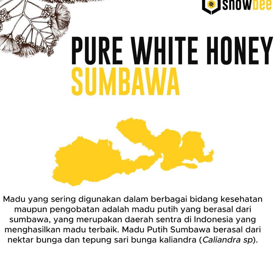 

(PROMO EDT64) MADU PUTIH HUTAN SUMBAWA MURNI 1KG | SNOWBEE PURE WHITE HONEY MADU PUTIH MURNI & MANIS ✯