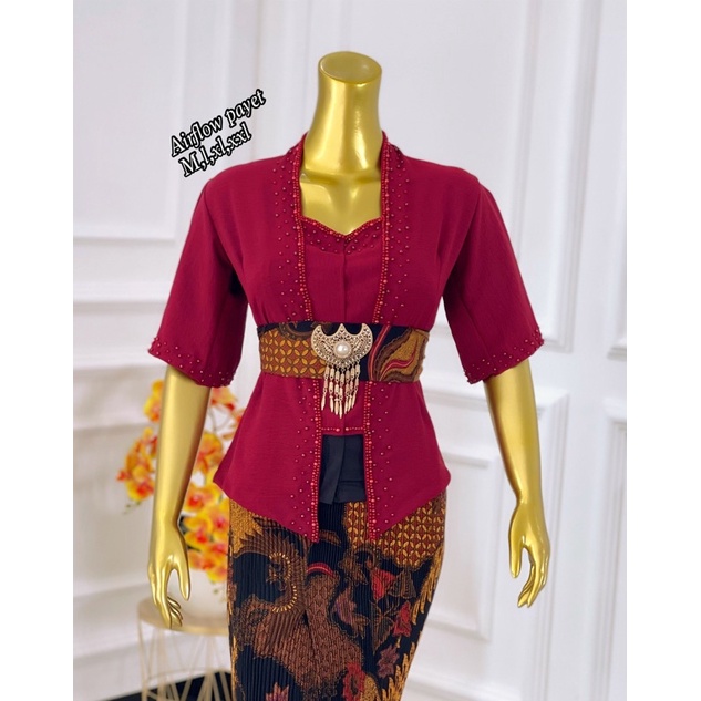 (kebaya saja) kebaya bali jadi airflow payet pendek