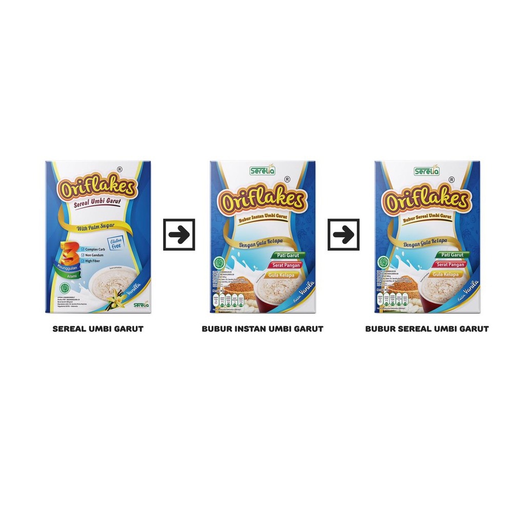 

Oriflakes Slim Diet Sereal Umbi Garut Asam Lambung Gerd Maag