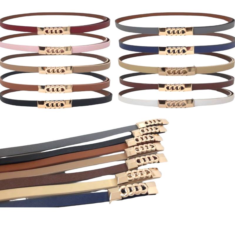 IKAT PINGGANG WANITA KULIT PU KECIL BELT DRESS