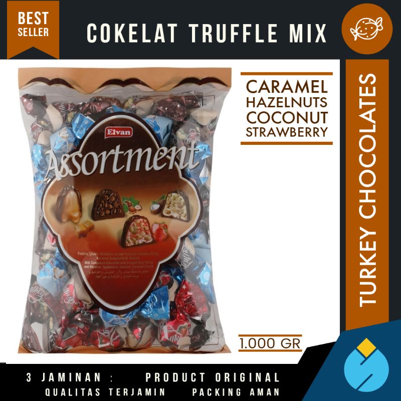 

COKELAT TRUFFLE MIX 1KG | COKELAT ARAB | COKLAT TURKI 1KG COKLAT TURKEY 1KG