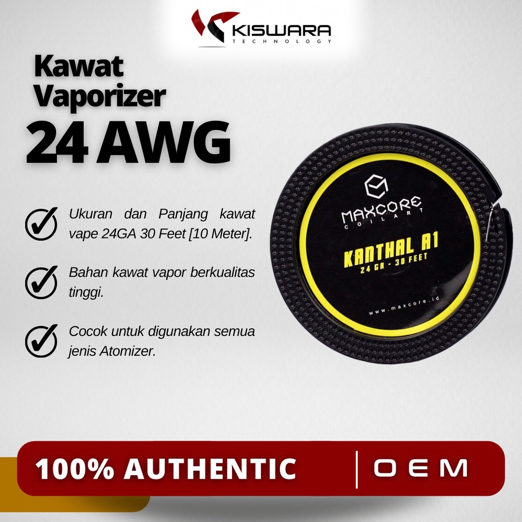 Maxcore Wire Khantal A1 24GA 30 Feet [10 Meter] KiswaraBandung