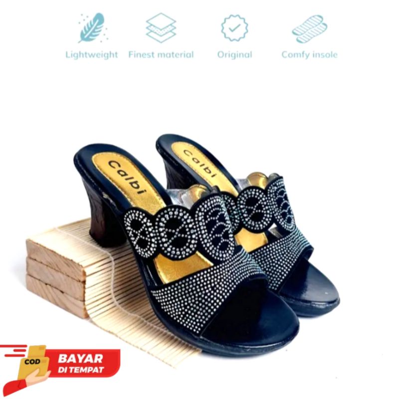 Sandal heals pesta blink model terbaru