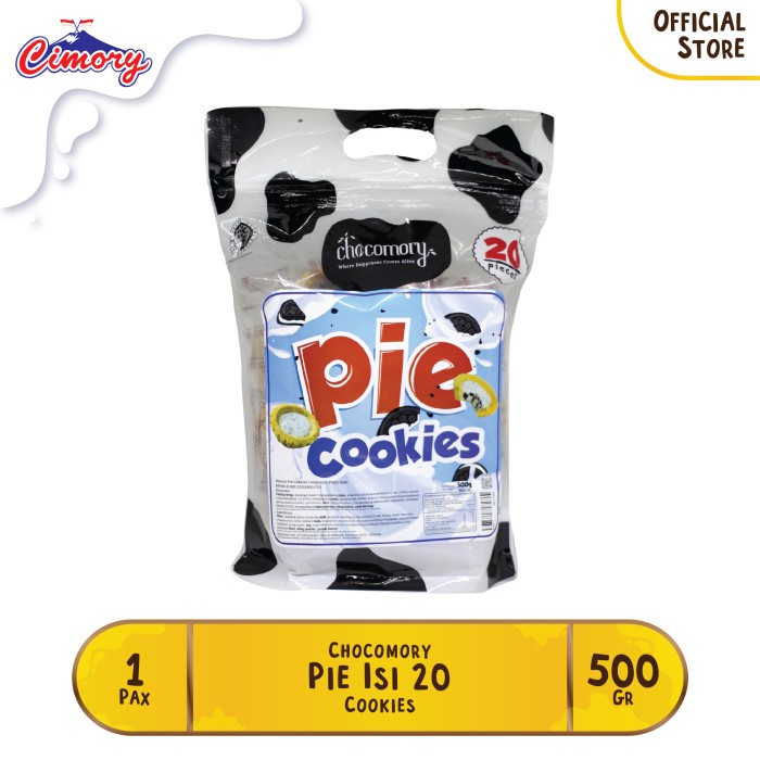 

[NEW] Chocomory Cookies & Cream Pie Isi 20 - 540 Gr x 1 Pc